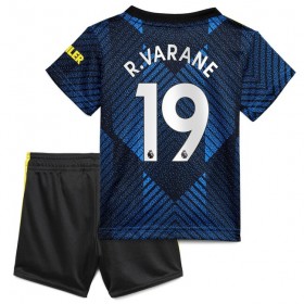 Jalkapallo Pelipaidat Manchester United Raphael Varane 19 Lasten Kolmaspaita 2021-2022 Lyhythihainen